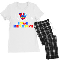 Latino America Culture Gift National Hispanic Heritage Month T Shirt Women's Pajamas Set | Artistshot