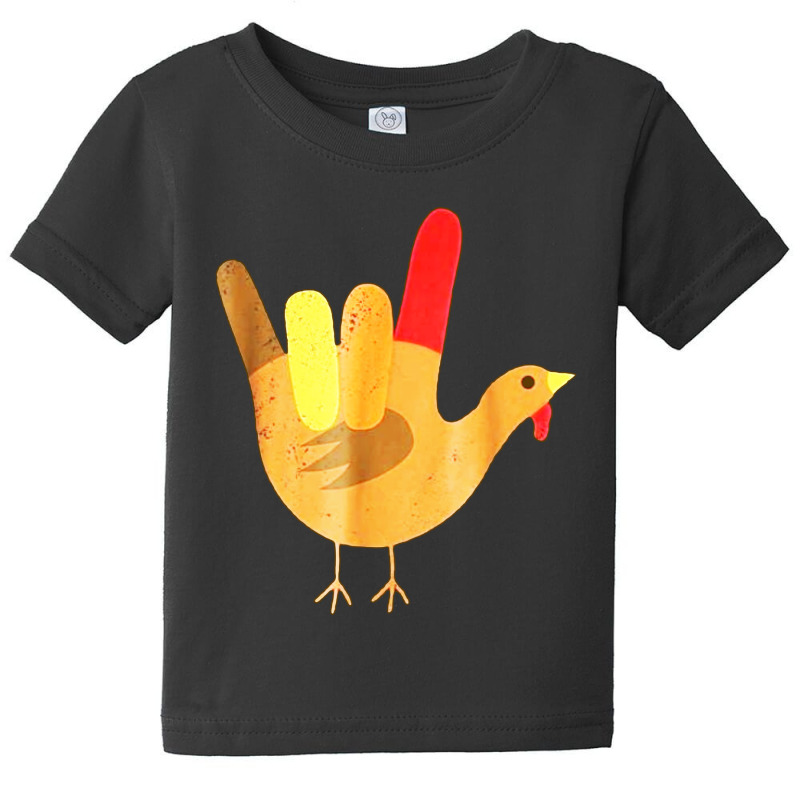 American Sign Language I Love You Baby Tee by Azura Store | Artistshot