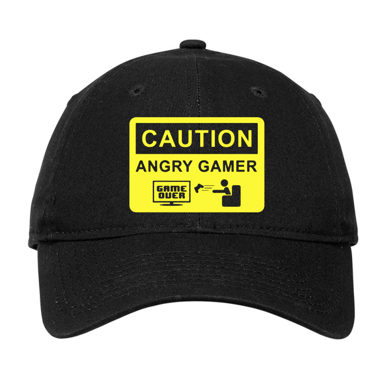 Angry Gamer Adjustable Cap by Azura Store | Artistshot