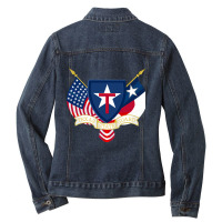 Texass State Guard Ladies Denim Jacket | Artistshot