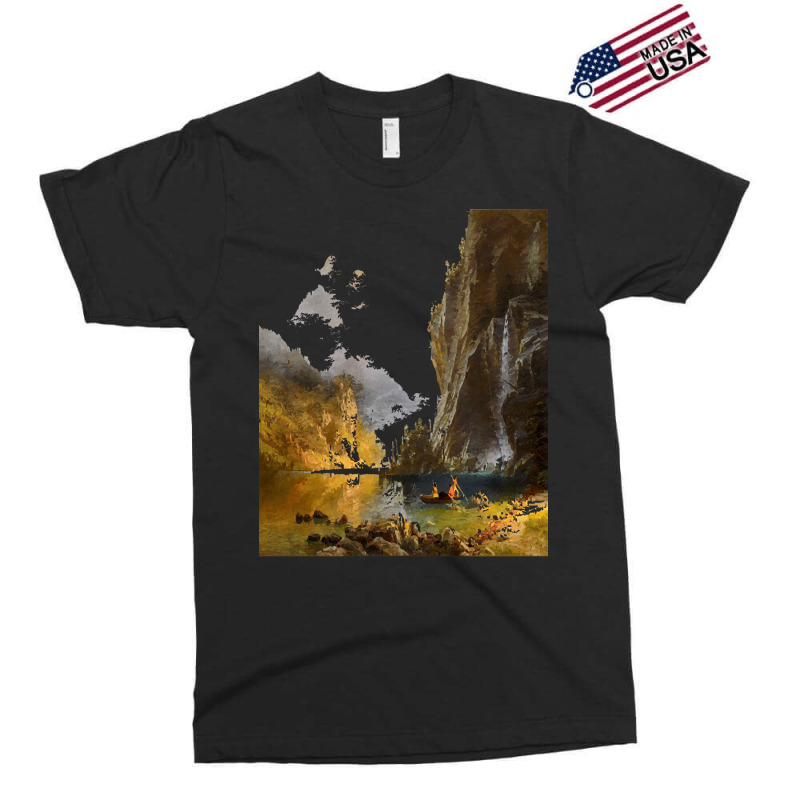 Famous Paintings T  Shirt Indians Spear Fishing By Albert Bierstadt. T Exclusive T-shirt by geldingavocet | Artistshot