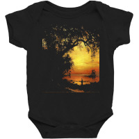 Famous Paintings T  Shirt Island Of New Providence By Albert Bierstadt Baby Bodysuit | Artistshot