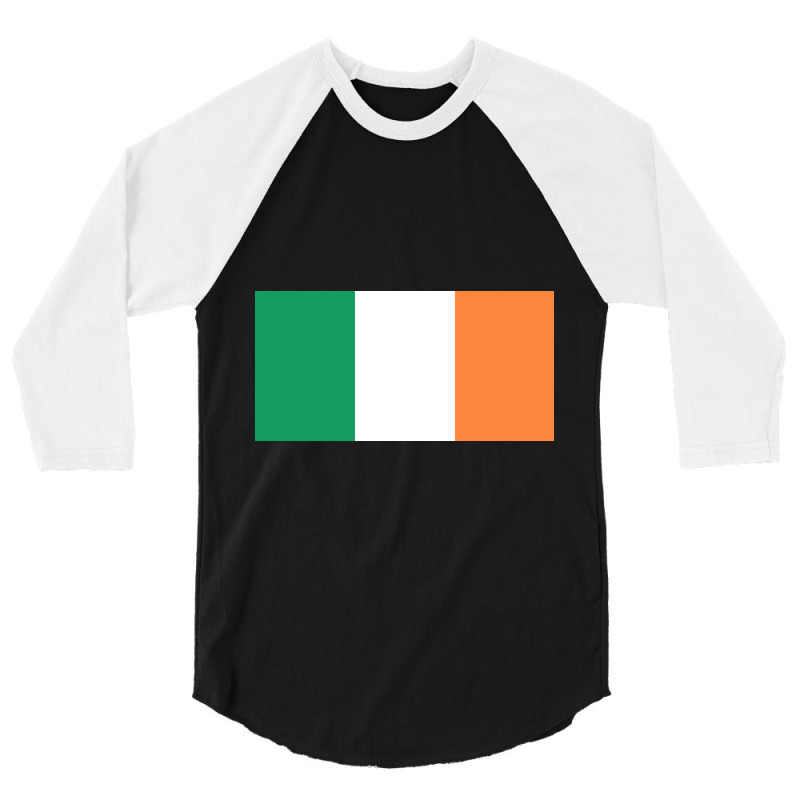 Flag Of Ireland  Éire  Irish National Country Flag Sticker 3/4 Sleeve Shirt by AlexAmore | Artistshot