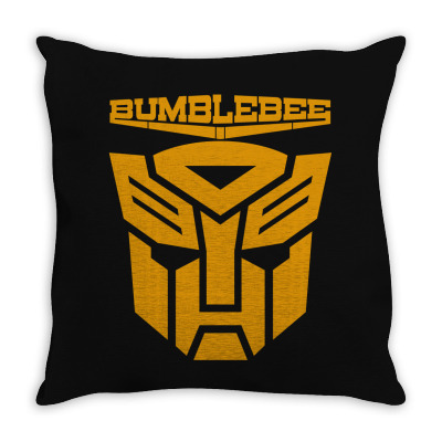 Bumblebee Transformer Throw Pillow Designed By Allentees