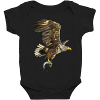 American White Sea Eagle Baby Bodysuit | Artistshot