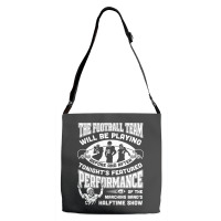 The Football Team Will Be Playing Before And After T-shirt Adjustable Strap Totes | Artistshot