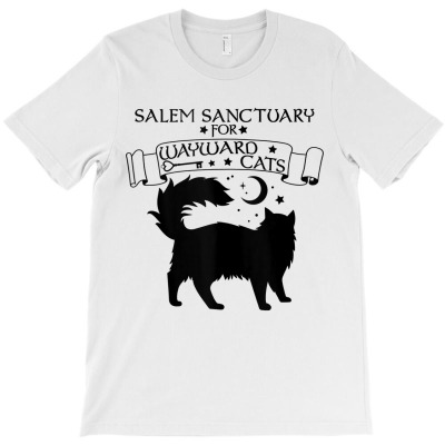 Sanctuary For Wayward Cats Cute Halloween Cat  Shirt T-shirt Designed By Nhan