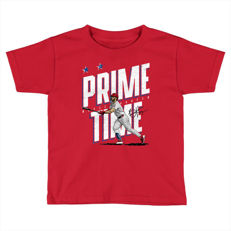 Bryce Harper Prime Time Toddler T-shirt by kr205 | Artistshot