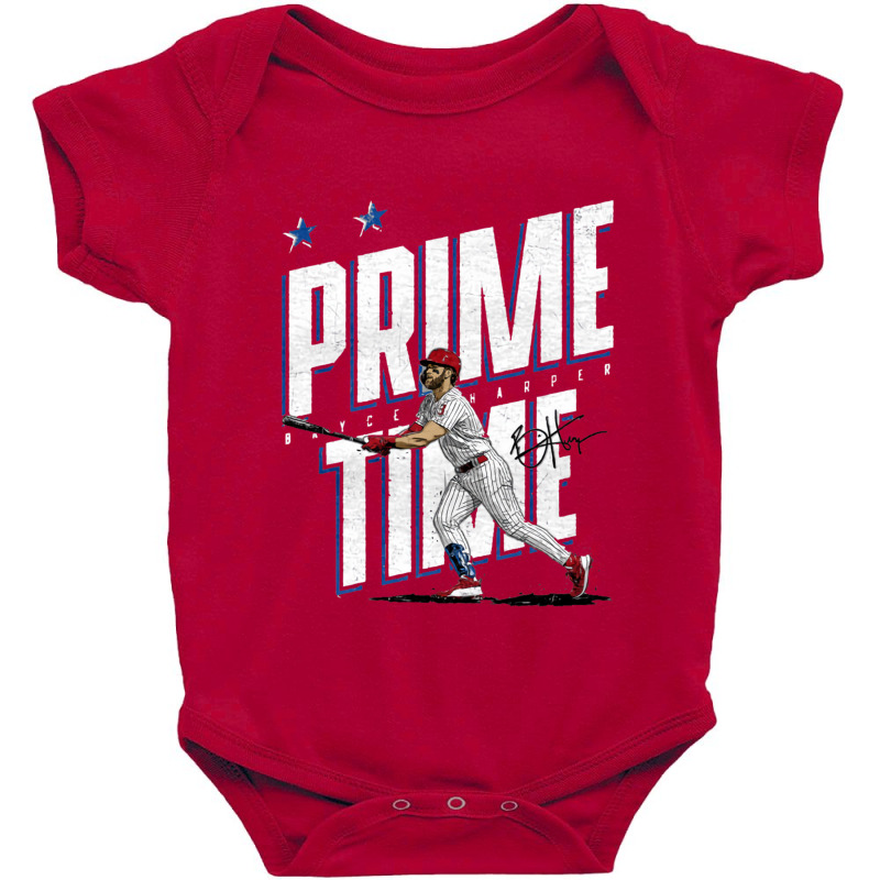 Bryce Harper Prime Time Baby Bodysuit by kr205 | Artistshot