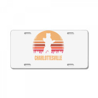 Charlottesville Virginia Vintage Bear Va Distressed Retro Premium License Plate | Artistshot