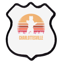 Charlottesville Virginia Vintage Bear Va Distressed Retro Premium Shield Patch | Artistshot