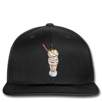 Chocolate Banana Vanilla Sundae T  Shirt Banana Chocolate Milkshake Wi Printed Hat | Artistshot