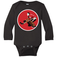 Vintage Goalie Long Sleeve Baby Bodysuit | Artistshot