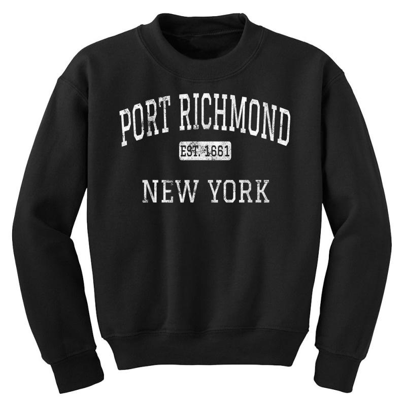 Port Richmond New York Staten Island Ny Vintage T Shirt Youth Sweatshirt by puawhla | Artistshot