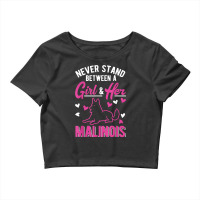 Belgian Malinois Girl Dutch Shepherd T Shirt Crop Top | Artistshot