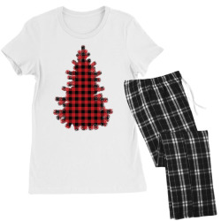 christmas tree red lumberjack Women's Pajamas Set | Artistshot