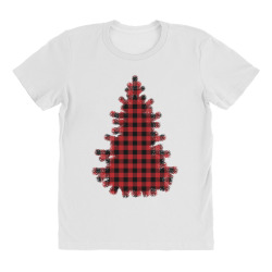 christmas tree red lumberjack All Over Women's T-shirt | Artistshot