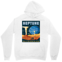 Retro Neptune Gaze At The Geysers On Triton Space Tourism T Shirt Unisex Hoodie | Artistshot