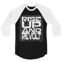 Rise Up And Revolt 2 3/4 Sleeve Shirt | Artistshot