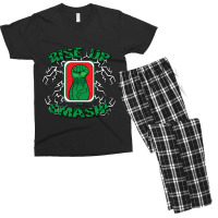 Rise Up And Smash Black Shirt Men's T-shirt Pajama Set | Artistshot