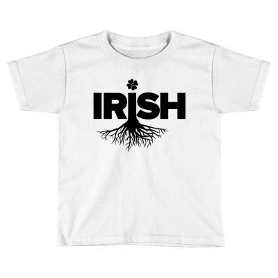 Irish Roots Toddler T-shirt Designed By Cool Design