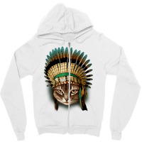 Chief Cat Zipper Hoodie | Artistshot
