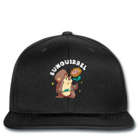 Sunquirrel Squirrel & Sunflower Themed Leisure T Shirt Printed Hat | Artistshot