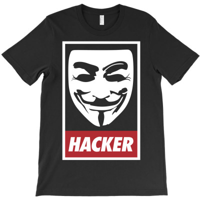 Anonymous Hacker T-shirt Designed By Michael