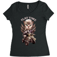 Playtime Women's Triblend Scoop T-shirt | Artistshot