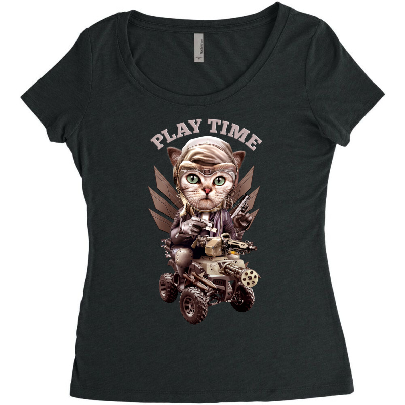 Playtime Women's Triblend Scoop T-shirt by ADAM JUMALI LAWLESS | Artistshot