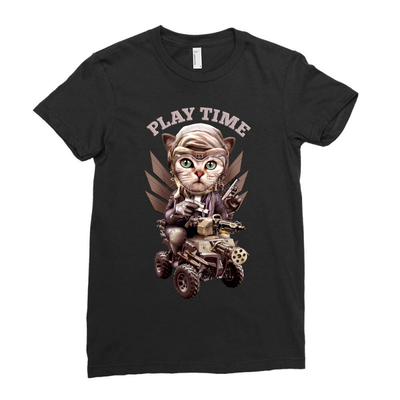 Playtime Ladies Fitted T-Shirt by ADAM JUMALI LAWLESS | Artistshot