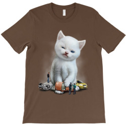 cat vs cars T-Shirt | Artistshot