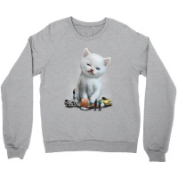 Cat Vs Cars Crewneck Sweatshirt | Artistshot