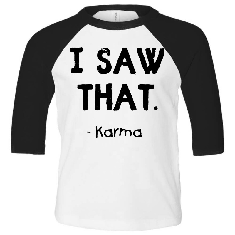 Karma Toddler 3/4 Sleeve Tee by Cool Design | Artistshot