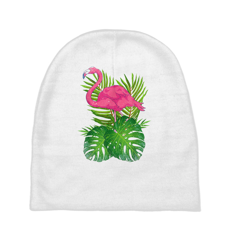 Tropical Animal Lover Exotic Bird Lover Pink Flamingo T Shirt Baby Beanies by Gondran | Artistshot