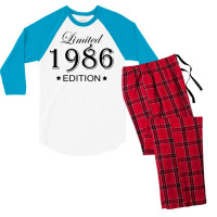 Limited Edition 1986 Men's 3/4 Sleeve Pajama Set | Artistshot