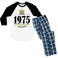 Vintage 1975 And Still Looking Good Men's 3/4 Sleeve Pajama Set | Artistshot
