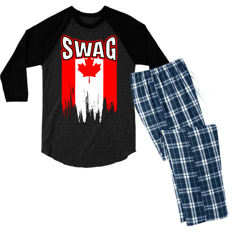Swag-canada Men's 3/4 Sleeve Pajama Set | Artistshot