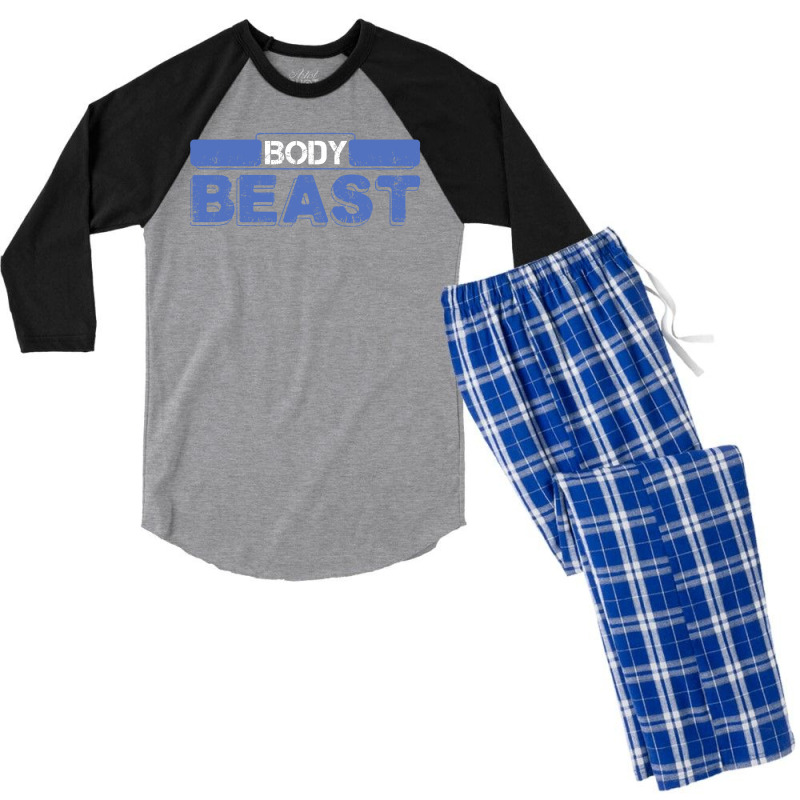 Body Beast Men's 3/4 Sleeve Pajama Set | Artistshot