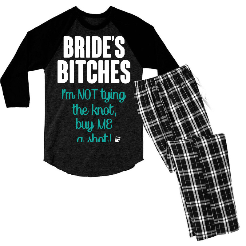 Bride's Bitches Men's 3/4 Sleeve Pajama Set by tshiart | Artistshot