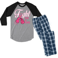 Fight For A Cure Men's 3/4 Sleeve Pajama Set | Artistshot