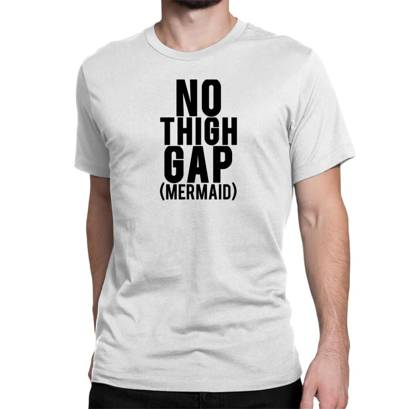 No Thigh Gap (mermaid) Black Classic T-shirt | Artistshot