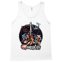 Thundercats Group Shot Vintage Circle T Shirt Tank Top | Artistshot