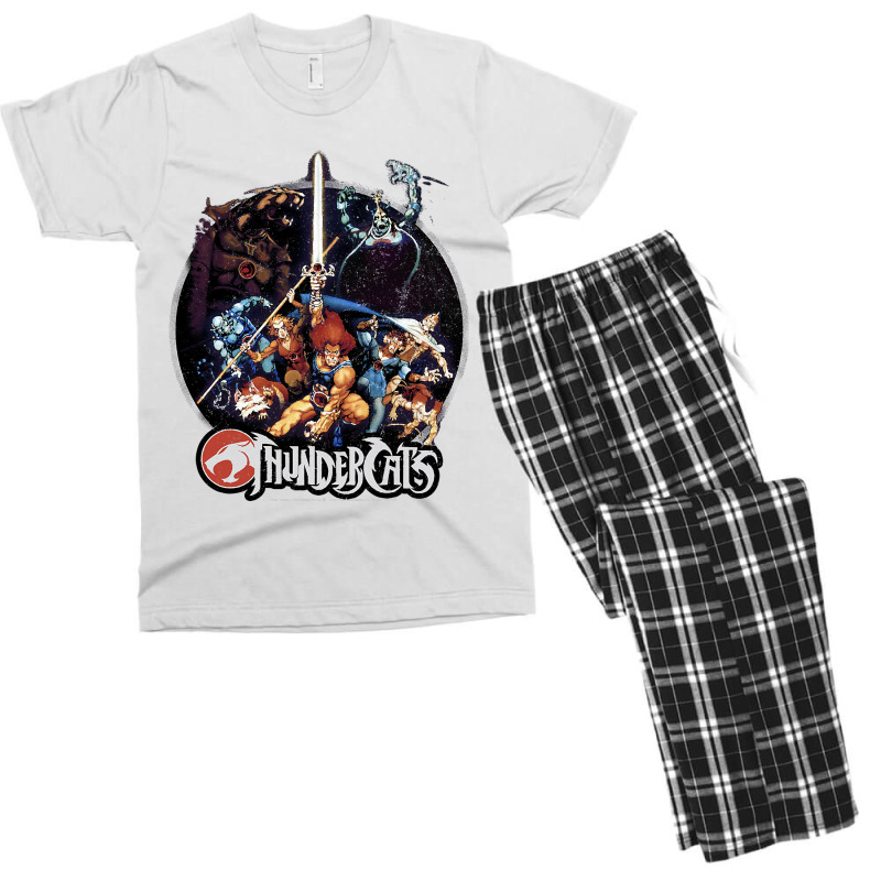 Thundercats Group Shot Vintage Circle T Shirt Men's T-shirt Pajama Set by Binhthai9809 | Artistshot