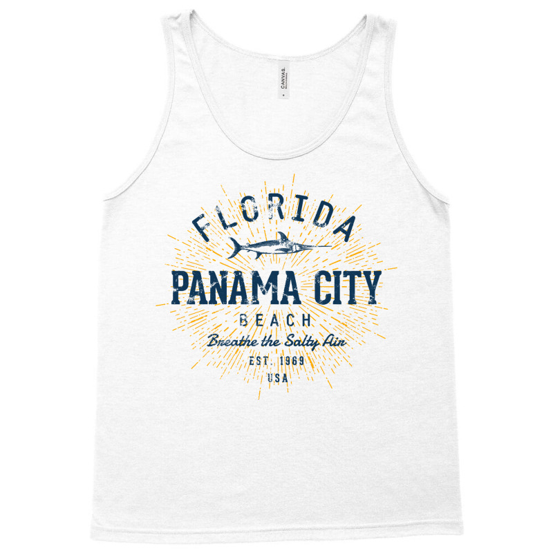 Vintage Panama City Beach Sweatshirt Tank Top by Gondran | Artistshot