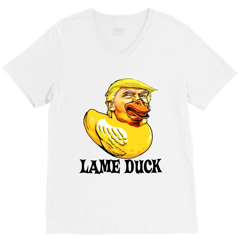 Lame Duck President Trump V-neck Tee | Artistshot