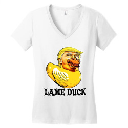 lame duck president trump Women's V-Neck T-Shirt | Artistshot