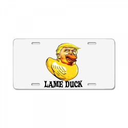 lame duck president trump License Plate | Artistshot