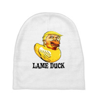 Lame Duck President Trump Baby Beanies | Artistshot