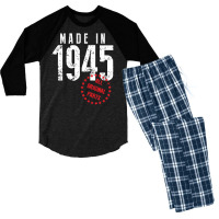 Made In 1945 All Original Parts Men's 3/4 Sleeve Pajama Set | Artistshot